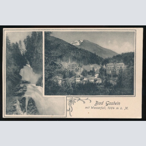 AK aus Bad Gastein mit Wasserfall Salzburg (1193)