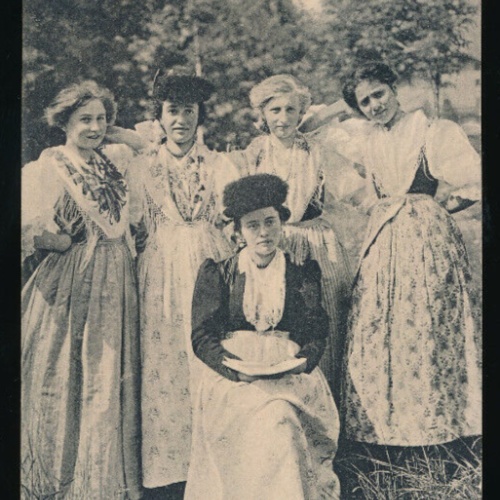 AK aus Cortina Ampezzaner Trachten Italien (1218)