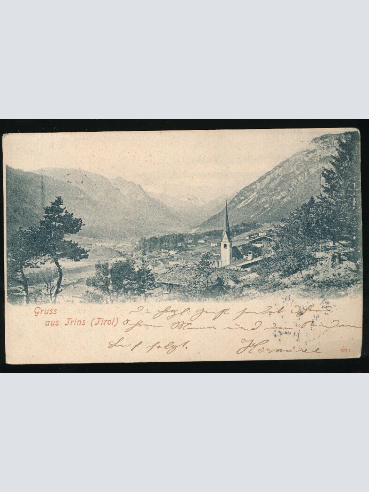 AK gruss aus Trins Tirol (1055)