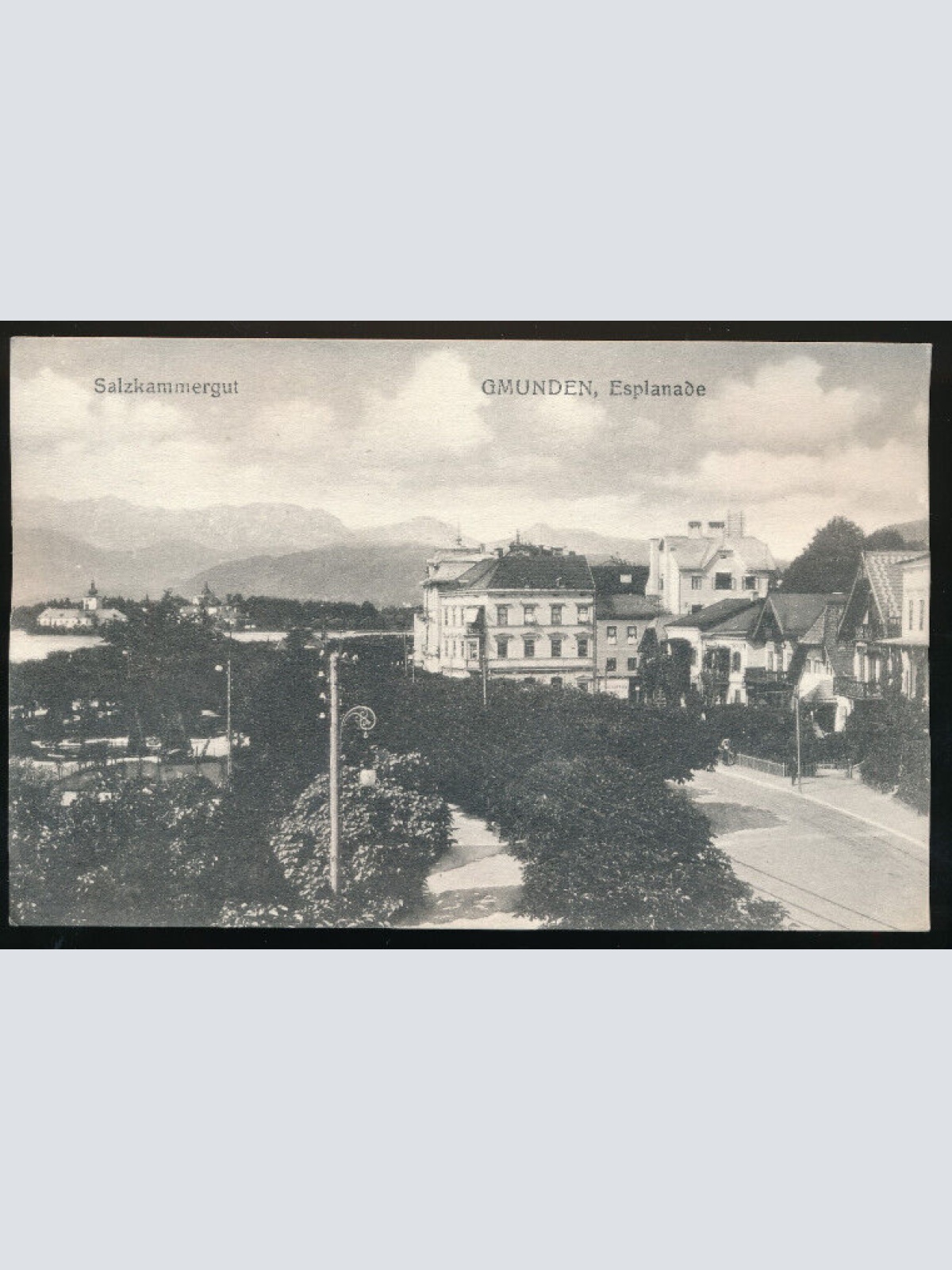 AK aus Gmunden Esplanade Oberösterreich (988)