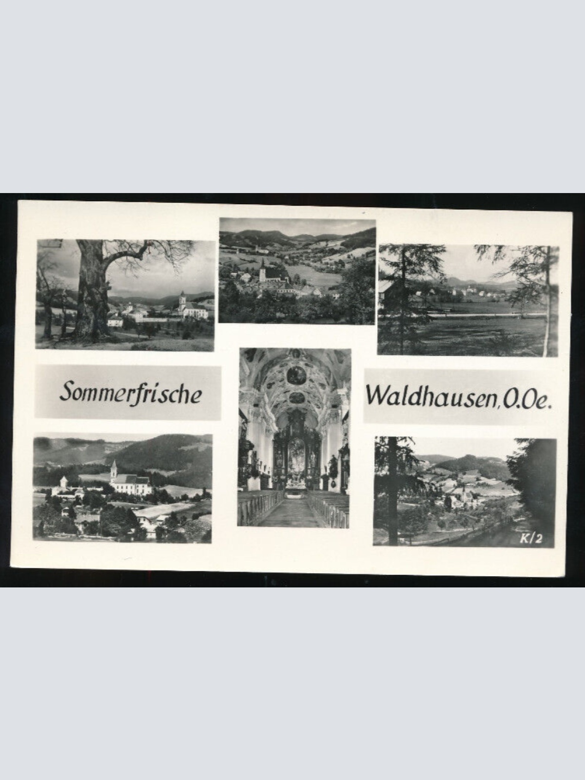 AK aus Waldhausen Mehrbildkarte Oberösterreich (1066)