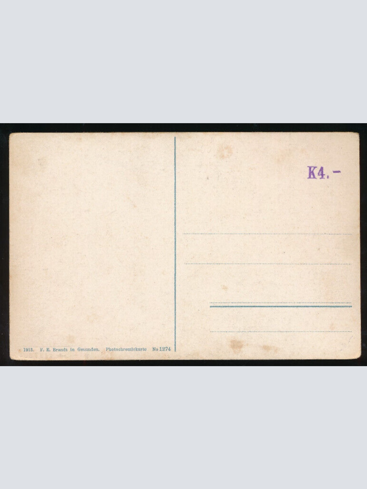 AK aus Gosau mit dem Gamsfeld Oberösterreich (828)