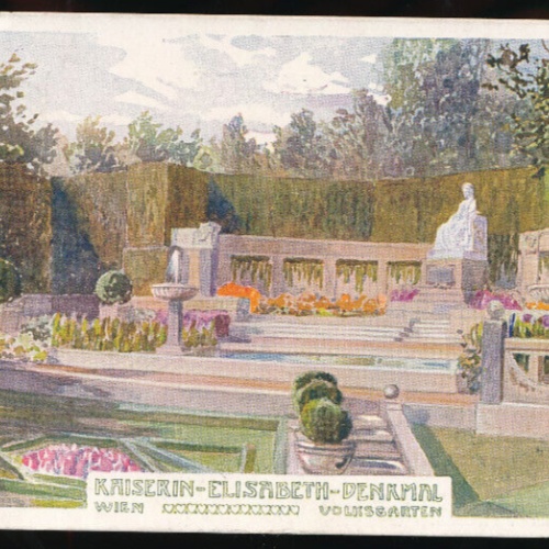 AK aus Wien Kaiserin Elisabeth Denkmal  (1472)