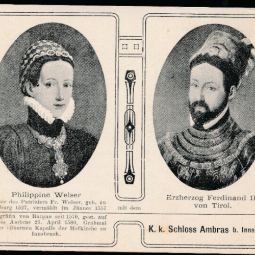 AK Adel Philippine und Erzherzog Ferdinand II. von Österreich  (1470)