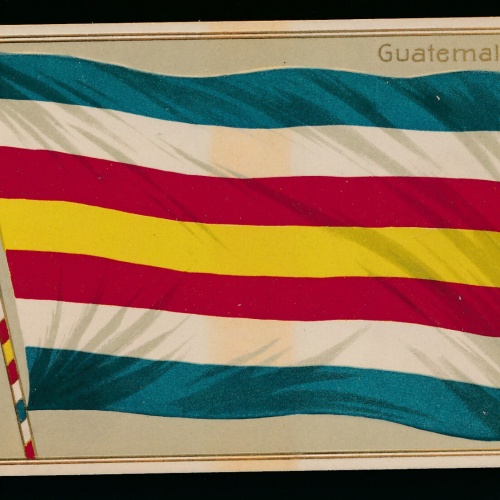Präge-Karte Flagge - Flaggs Guatemala (298)