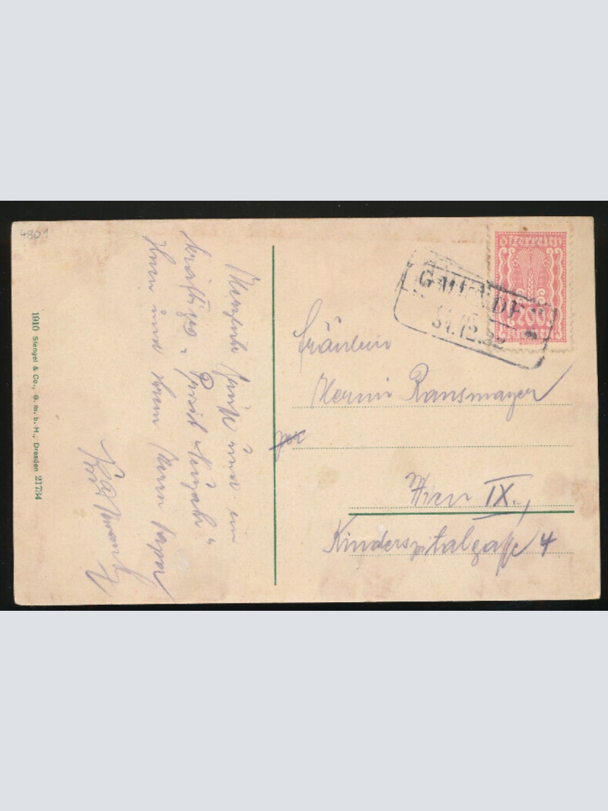 AK aus Traunkirchen mit Boot Oberösterreich (1537)