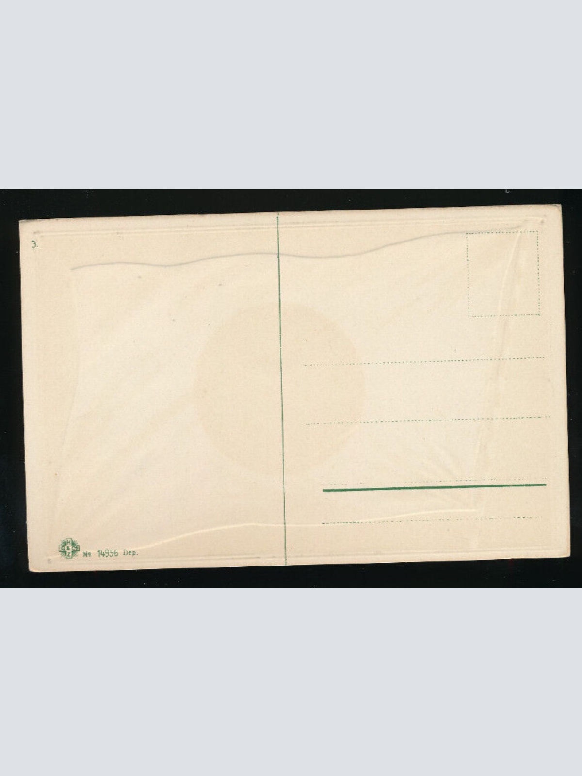 Präge-Karte Flagge - Flaggs Japan - Japon (296)