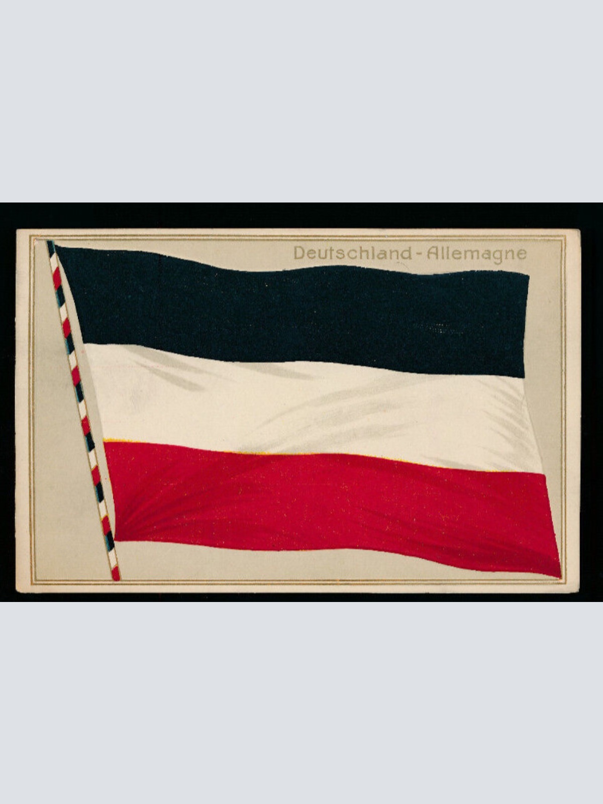 Präge-Karte Flaggen - Flaggs, Deutschland - Allemagne (335)