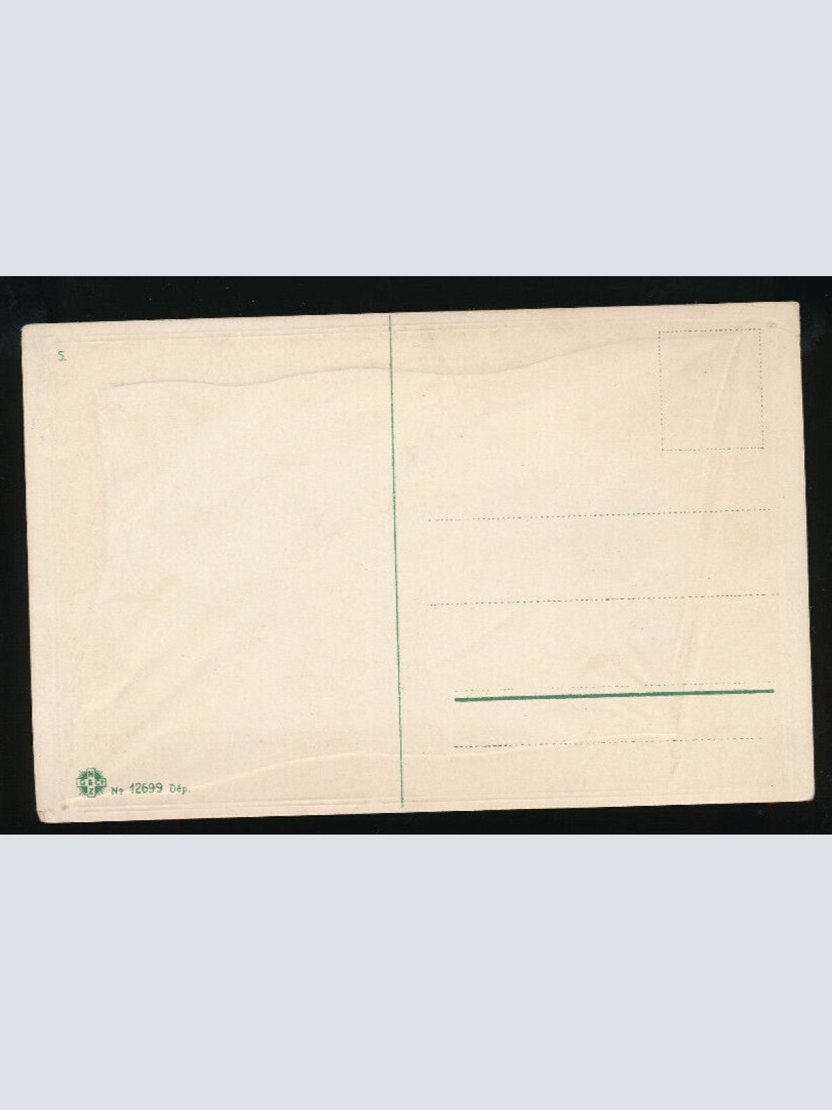 Präge-Karte Flaggen - Flaggs, Hamburg - Amerika - Line, Schifffsflagge (340)