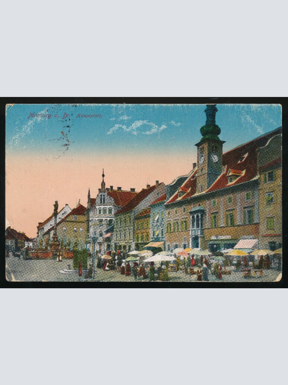 AK aus Marburg an der Drau Hauptplatz Italien (1492)