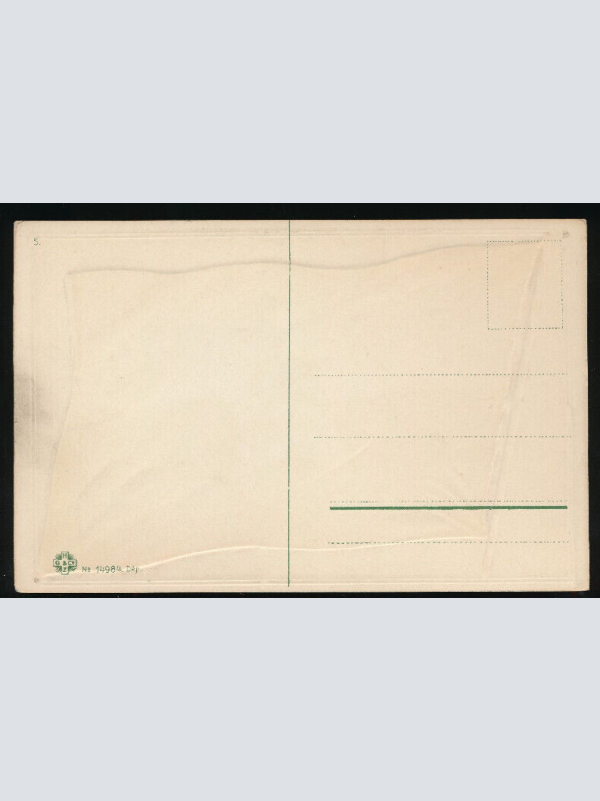 Präge-Karte Flagge - Flaggs Kongo - Congo (299)