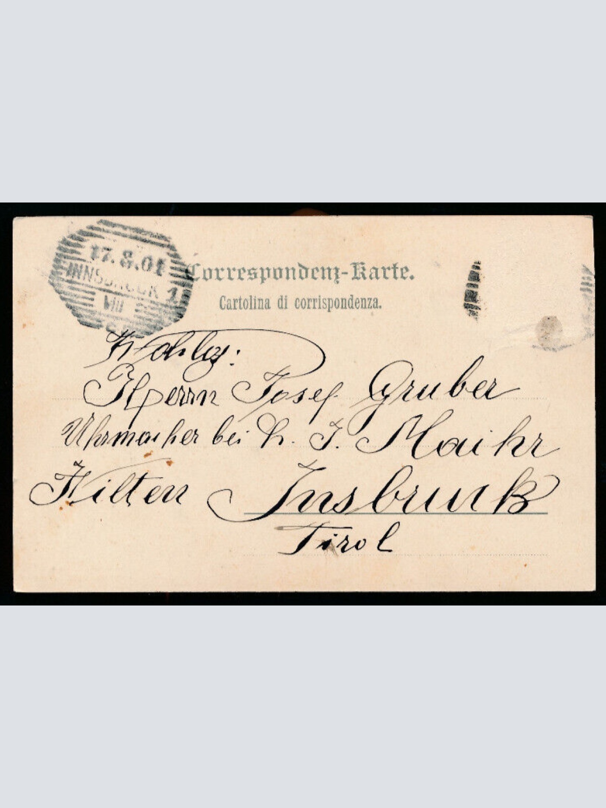 AK aus Trento Abside del Dumomo e Torre Grande Italien (1505)