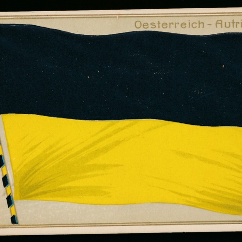 Präge-Karte Flaggen - Flaggs, Oesterreich - Autriche (336)