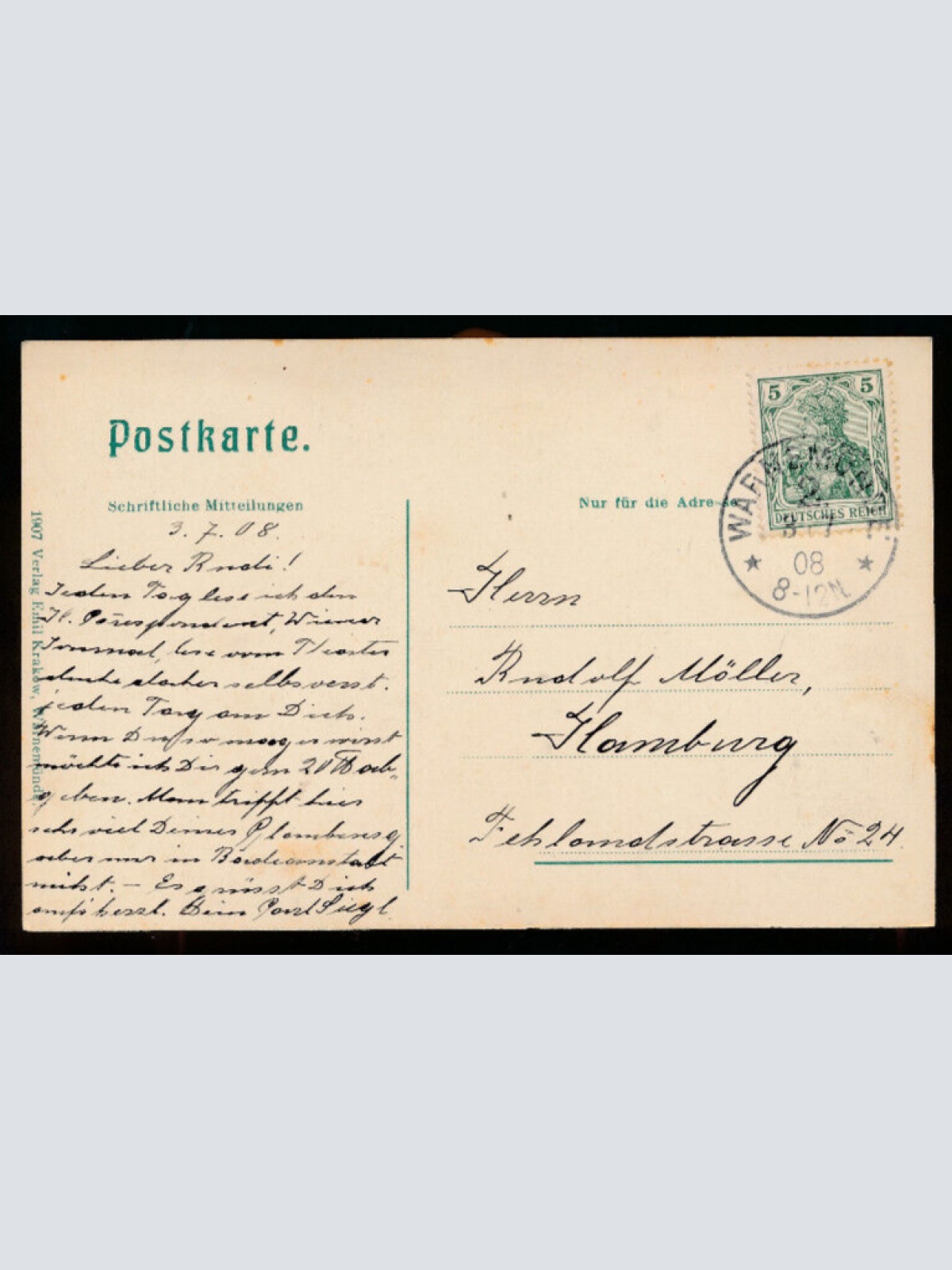 AK aus Warenmünde Mecklenburg-Vorpommern (1299)