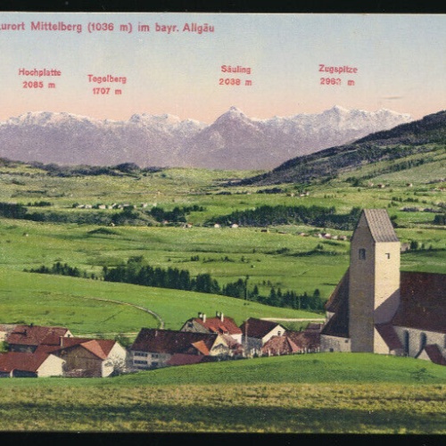 AK aus Mittelberg - Höhenluftkurort Vorarlberg (1379)