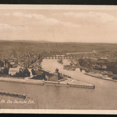 AK aus Koblenz am Rh. das Deutsche Eck Rheinland-Pfalz (1364)
