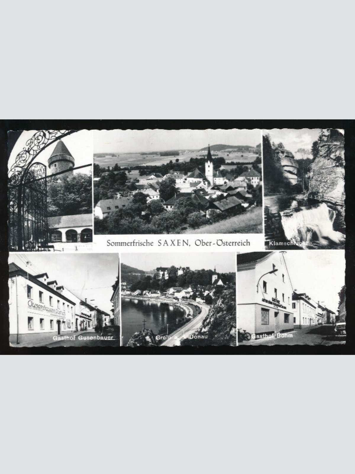 AK aus Saxen Mehrbildkarte Oberösterreich (1412)