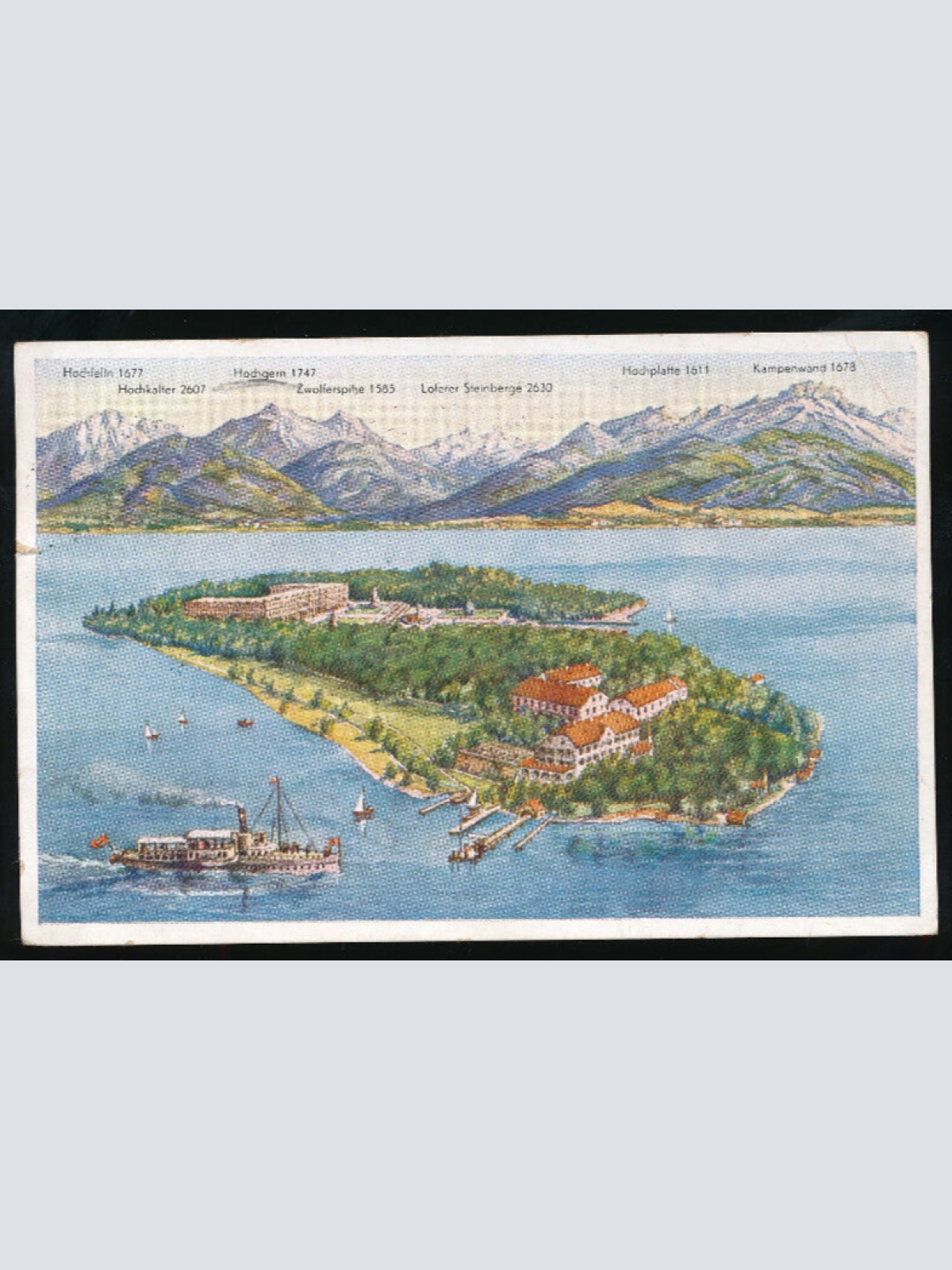 AK vom Chimsee Herreninsel Bayern (1381)