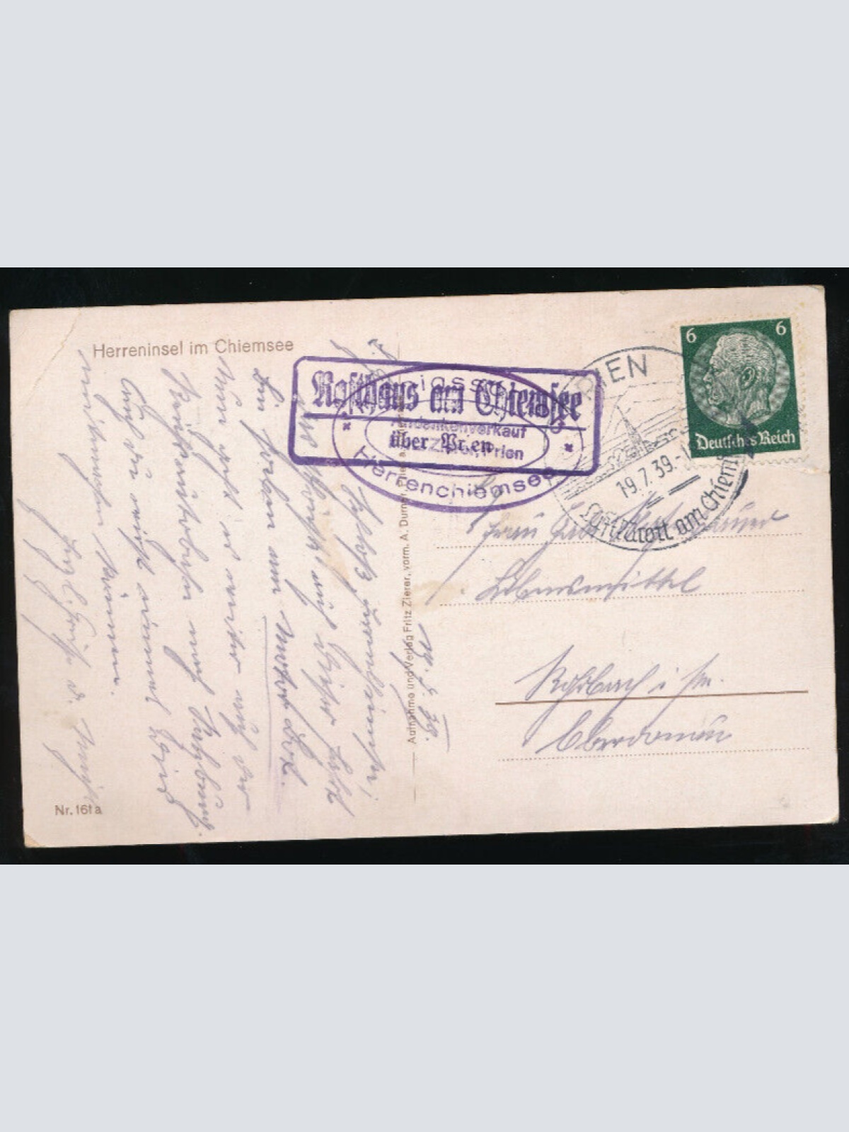 AK vom Chimsee Herreninsel Bayern (1381)