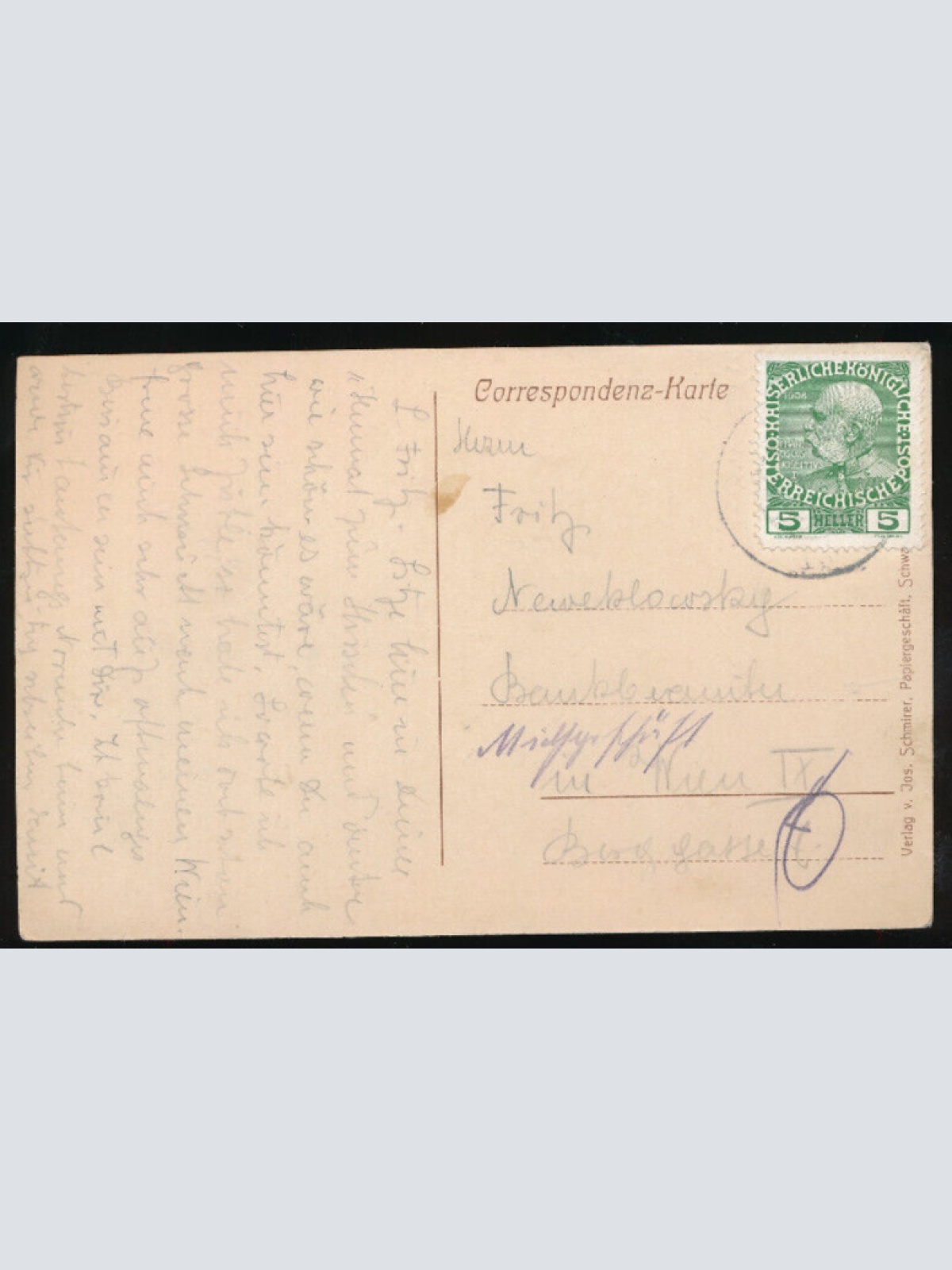 AK aus Schwanenstadt oberer Stadtplatz Oberösterreich (1416)