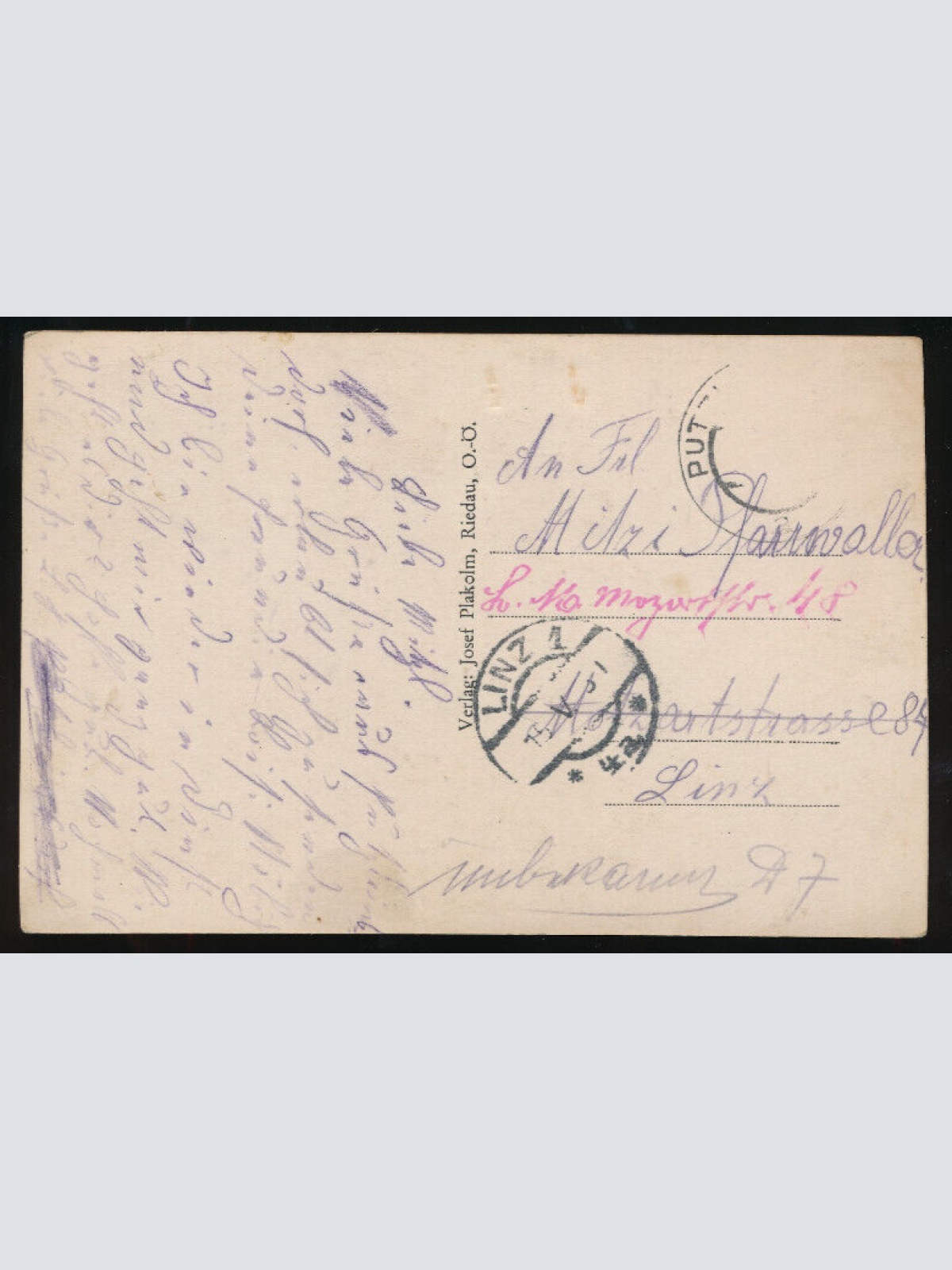 AK aus Putzleinsdorf Oberösterreich (1690)