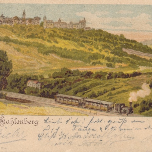 AK, Gruß vom Kahlenberg, Wien (S2)