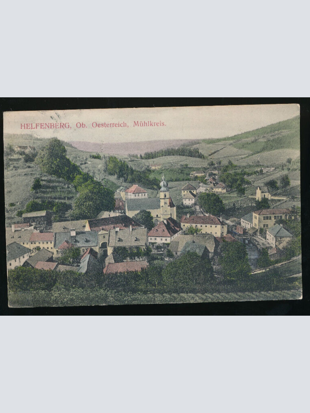 AK aus Helfenberg im Mühlkreis Oberösterreich (1707)