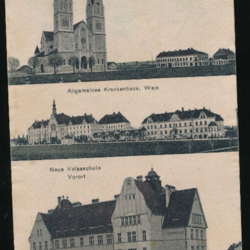 AK aus Wels Mehrbildkarte Oberösterreich (1726)