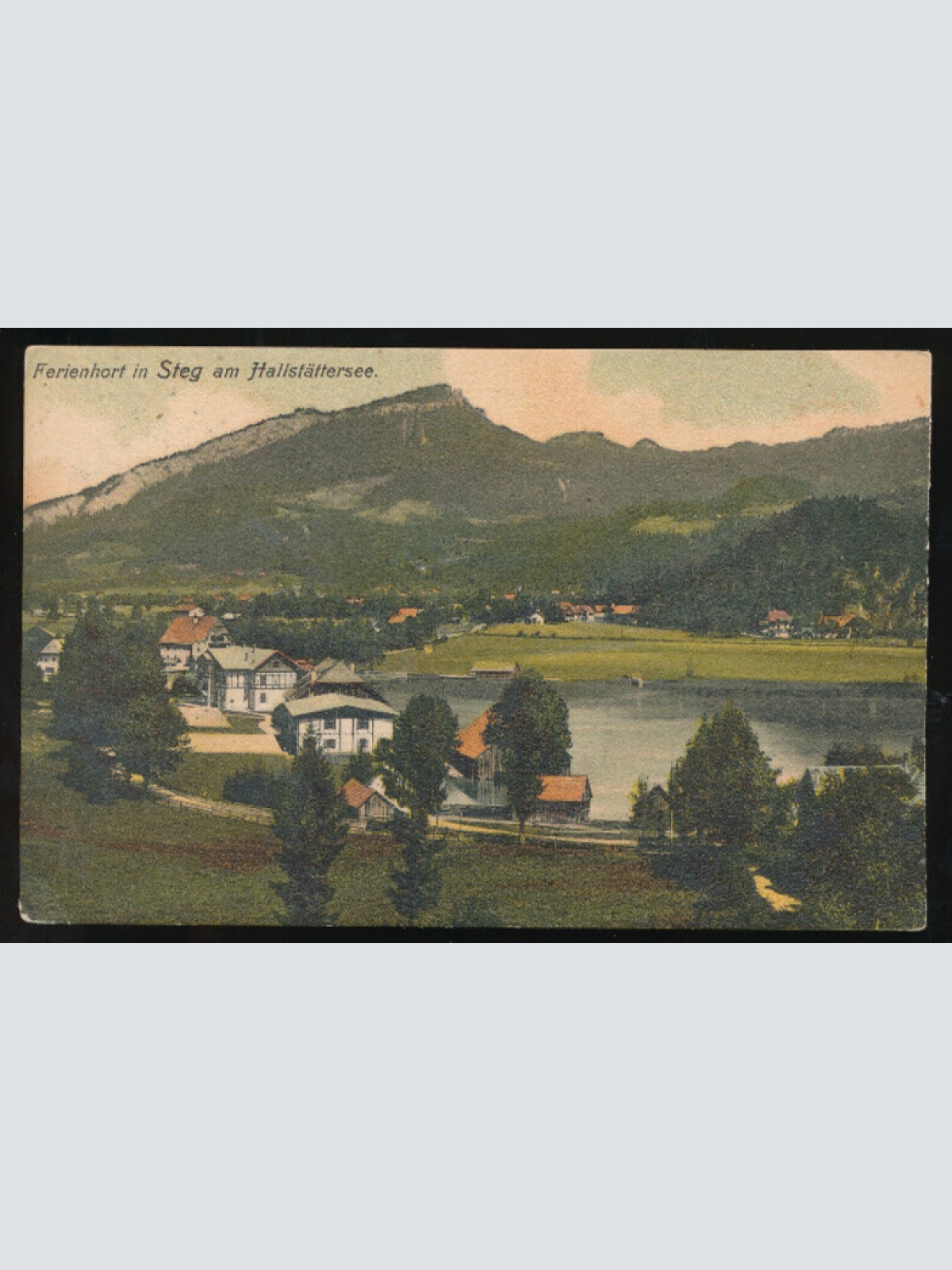 AK aus Steg Ferienhort am Hallstättersee Oberösterreich (1560)