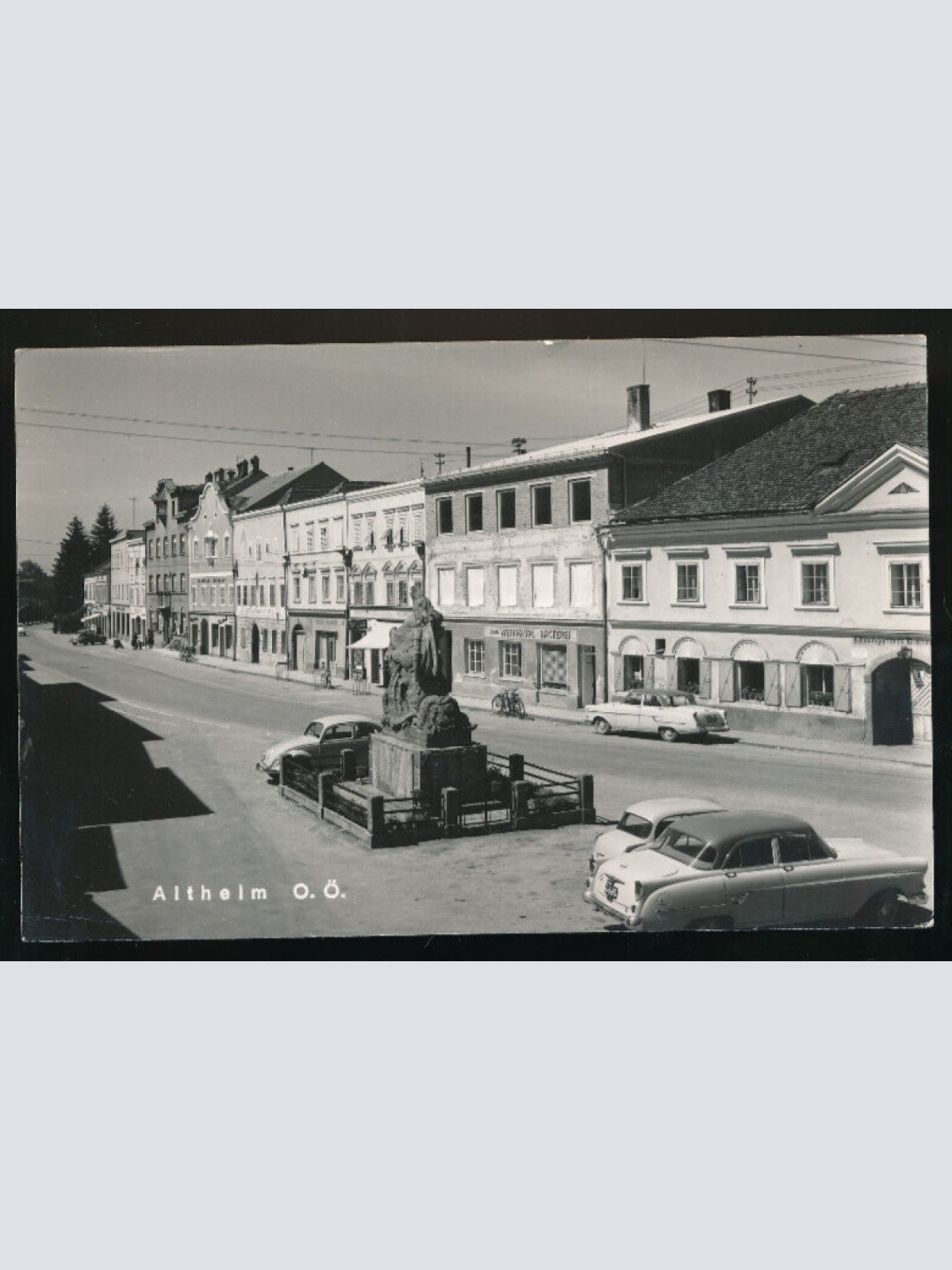 AK aus Altheim mit Oldtimer Alten Autos Oberösterreich (1569)