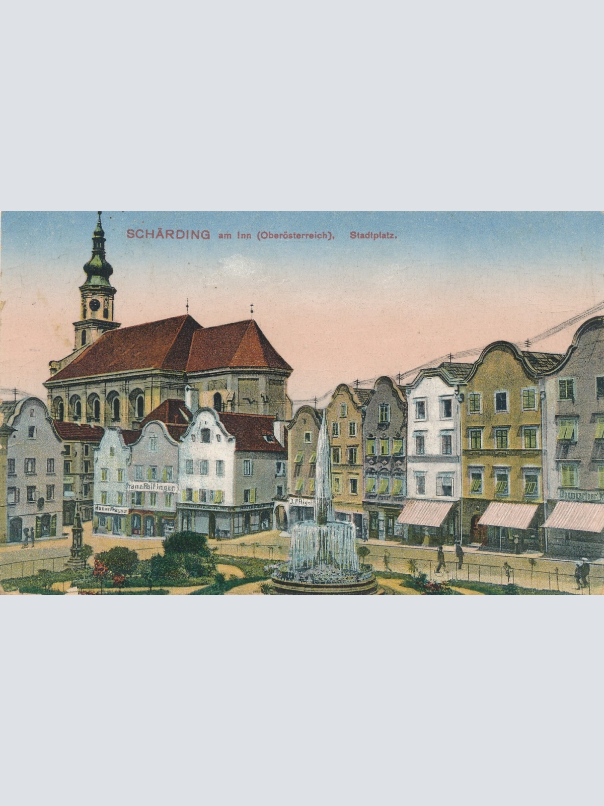 AK, Schärding am Inn, Oberösterreich, Stadtplatz (S7)