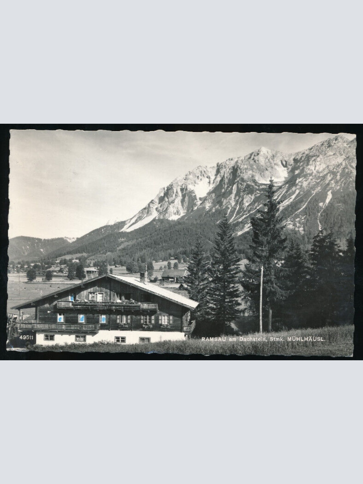 AK aus Ramsau am Dachstein mit Mühlhäusl Steiermark (1222)