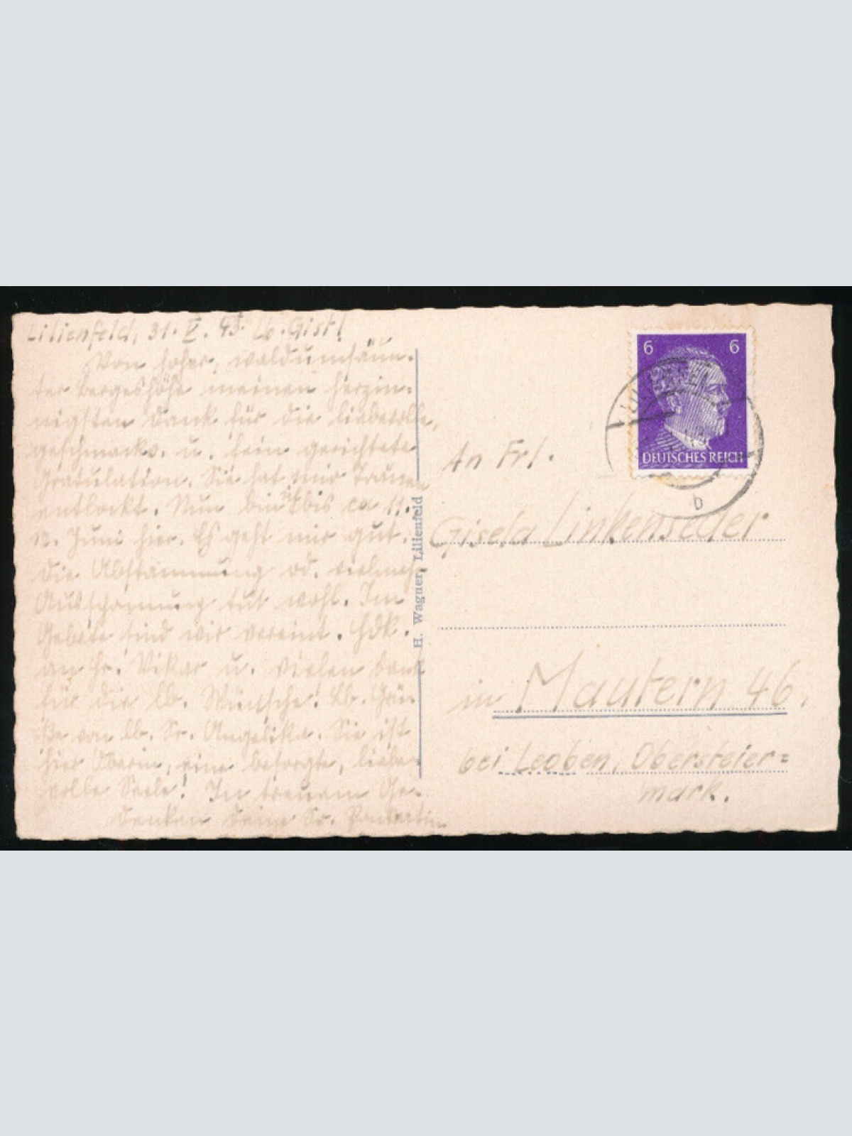 AK aus Lilienfeld Niederösterreich (1335)