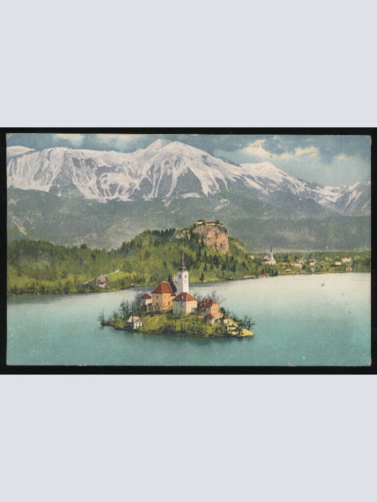 AK aus Bled - Veldes Slowenien (1850)