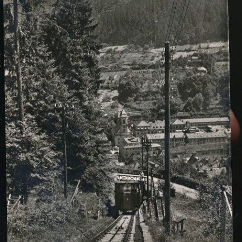 AK aus Wildbad im Schwarzwald Bergbahn zum Sommerberg Baden-Württemberg (1819)