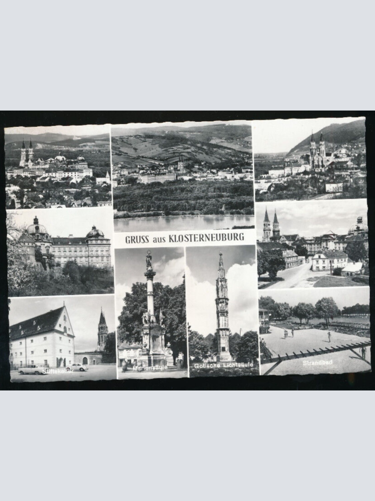 AK gruss aus Klosterneuburg Mehrbildkarte Niederösterreich (1331)