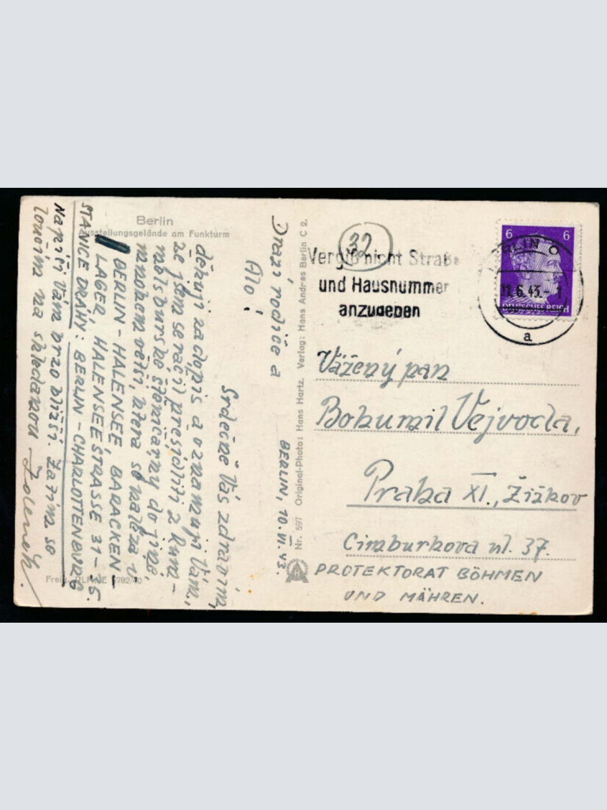 AK aus Berlin Ausstellungsgelände am Funkturm Berlin (1345)