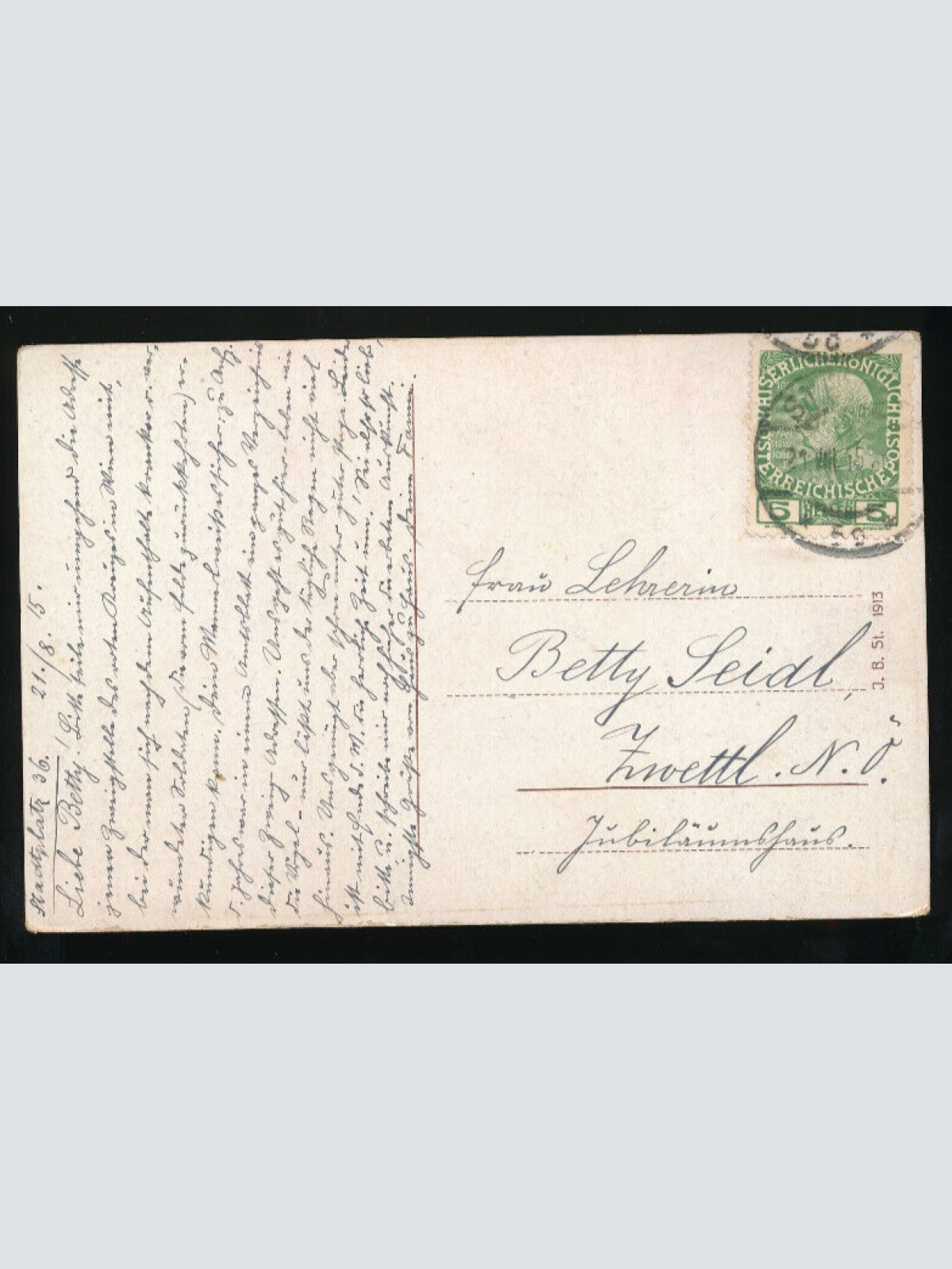 AK aus St.Ulrich Oberösterreich (1944)