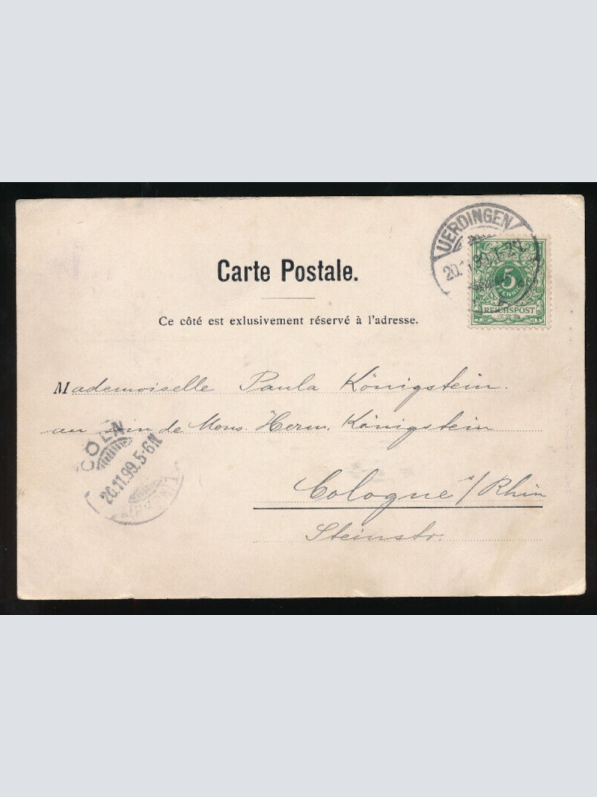 Litho-Karte Souvenir de Monte Carlo Monaco (1916)