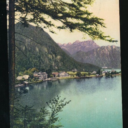 AK aus Weissenbach am Attersee Oberösterreich (1940)
