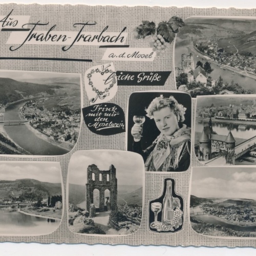 AK, Aus traben Trarbach an der Mosel, Herzliche Grüße, Rheinland-Pfalz (S97)