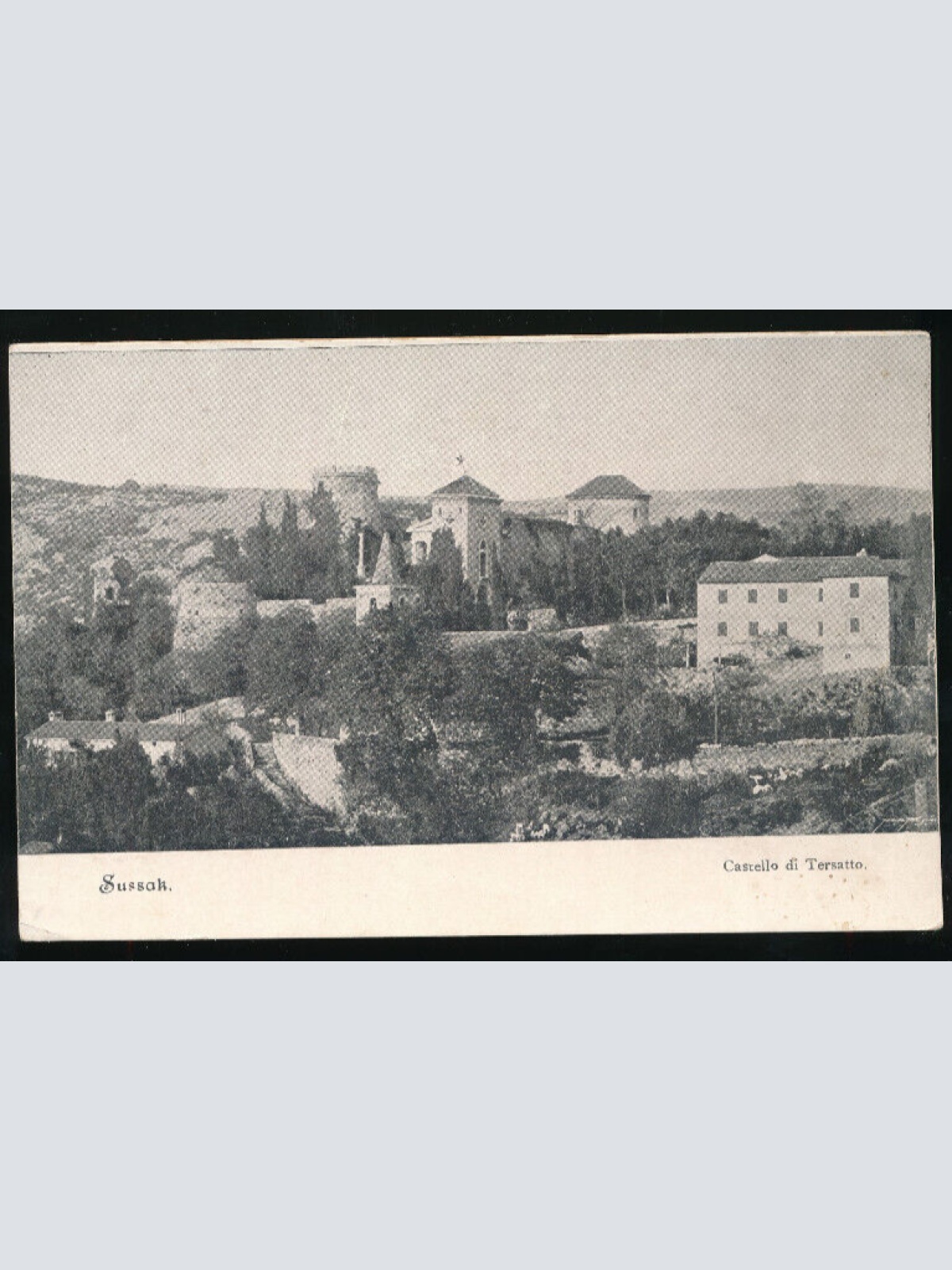 AK aus Sussak Castello di Tersatto Kroatien (1251)