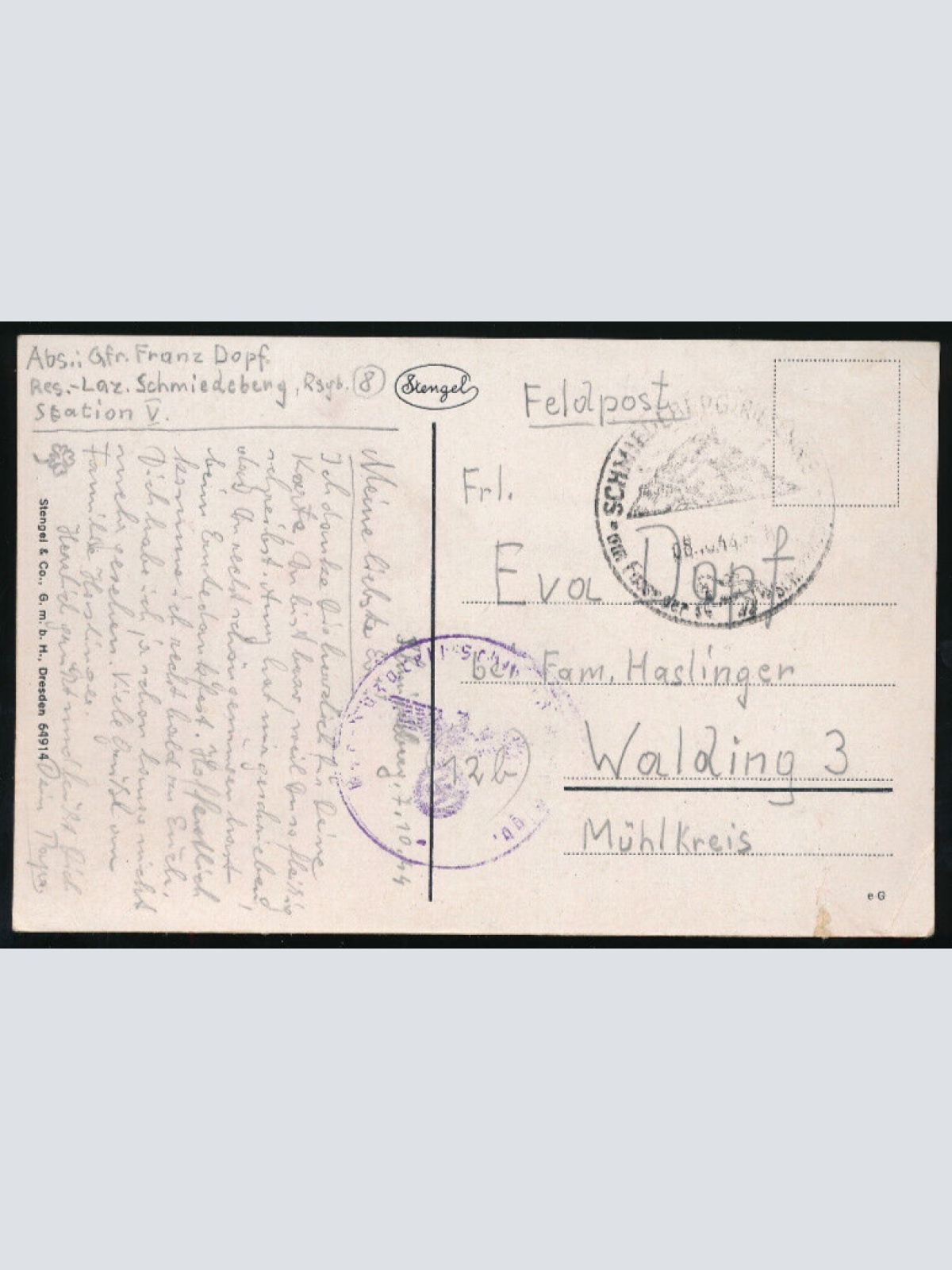 AK aus Brückenberg Riesengebirge Polen (1254)