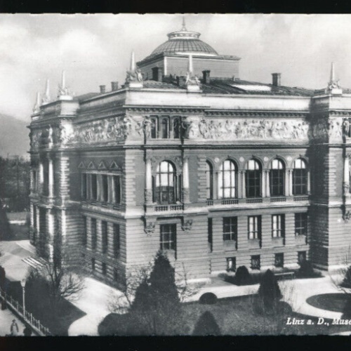 AK aus Linz an der Donau Museum Oberösterreich (1842)