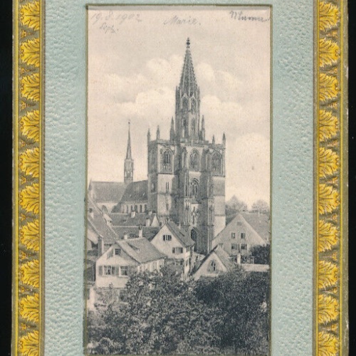 Präge-Karte aus Konstanz, Münster Baden-Württemberg (1283)