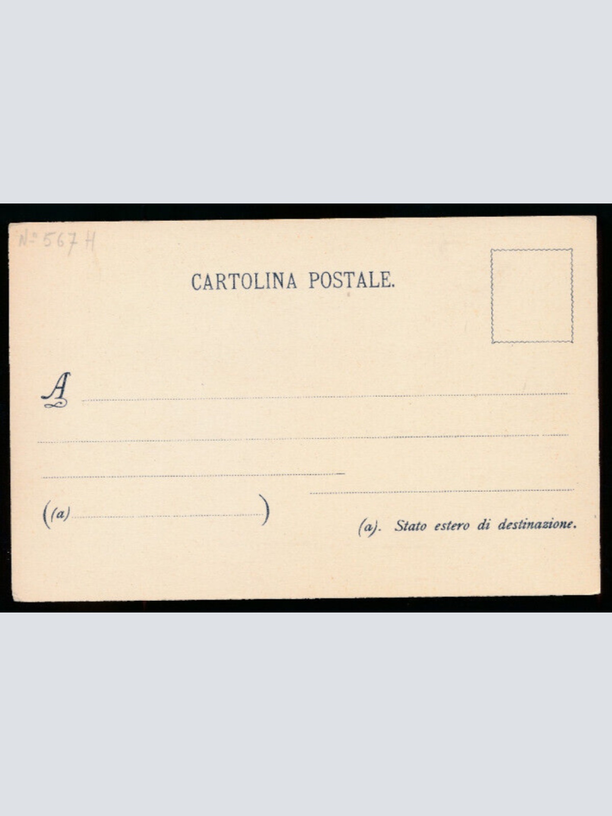 AK mit Wappen und Briefmarken Italien (1246)