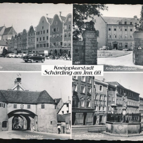 AK aus Schärding am Inn Kneippkurstadt Mehrbildkarte Oberösterreich (1271)