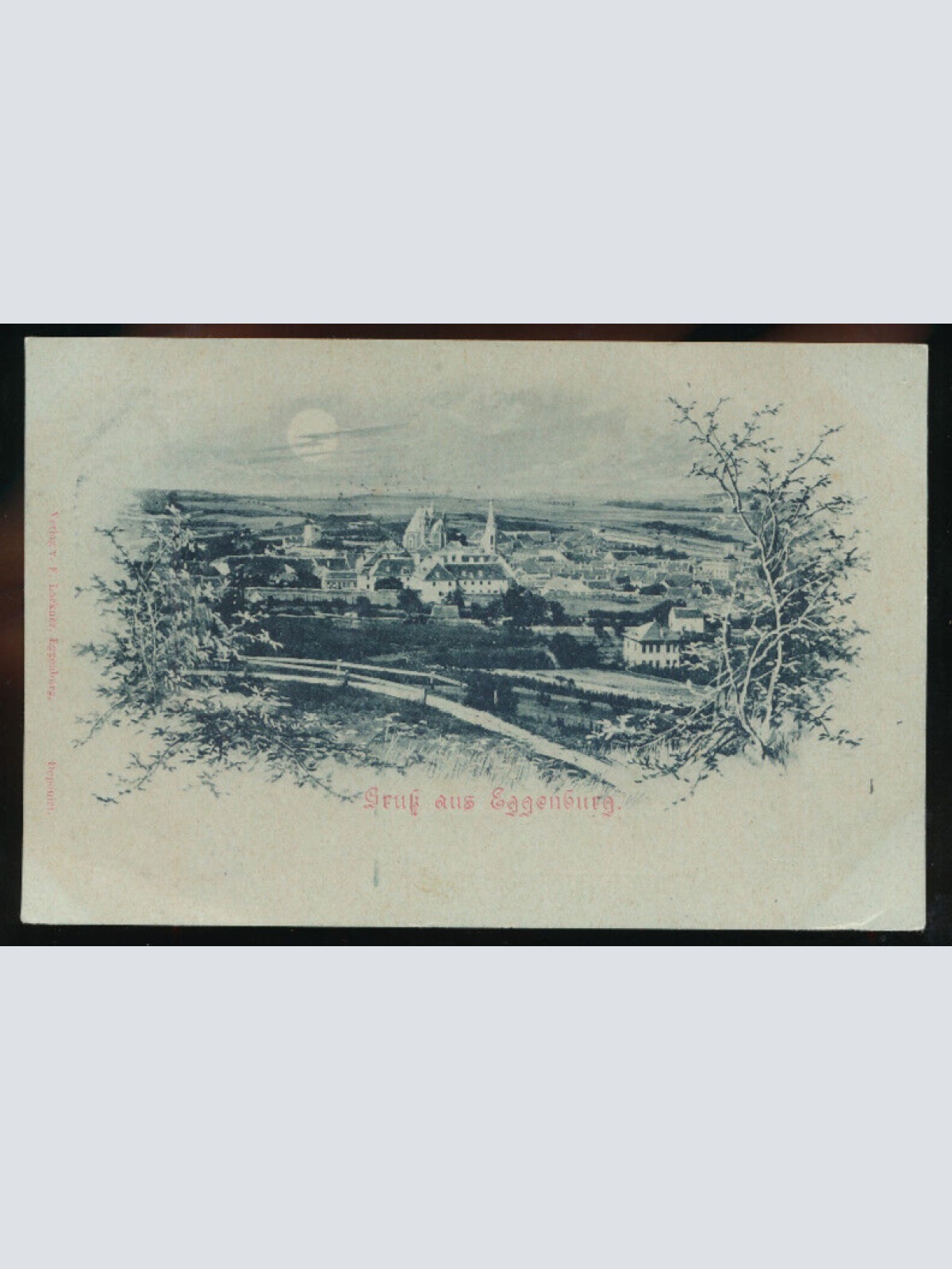 Mondschein-Karte gruss aus Eggenburg Niederösterreich (2007)