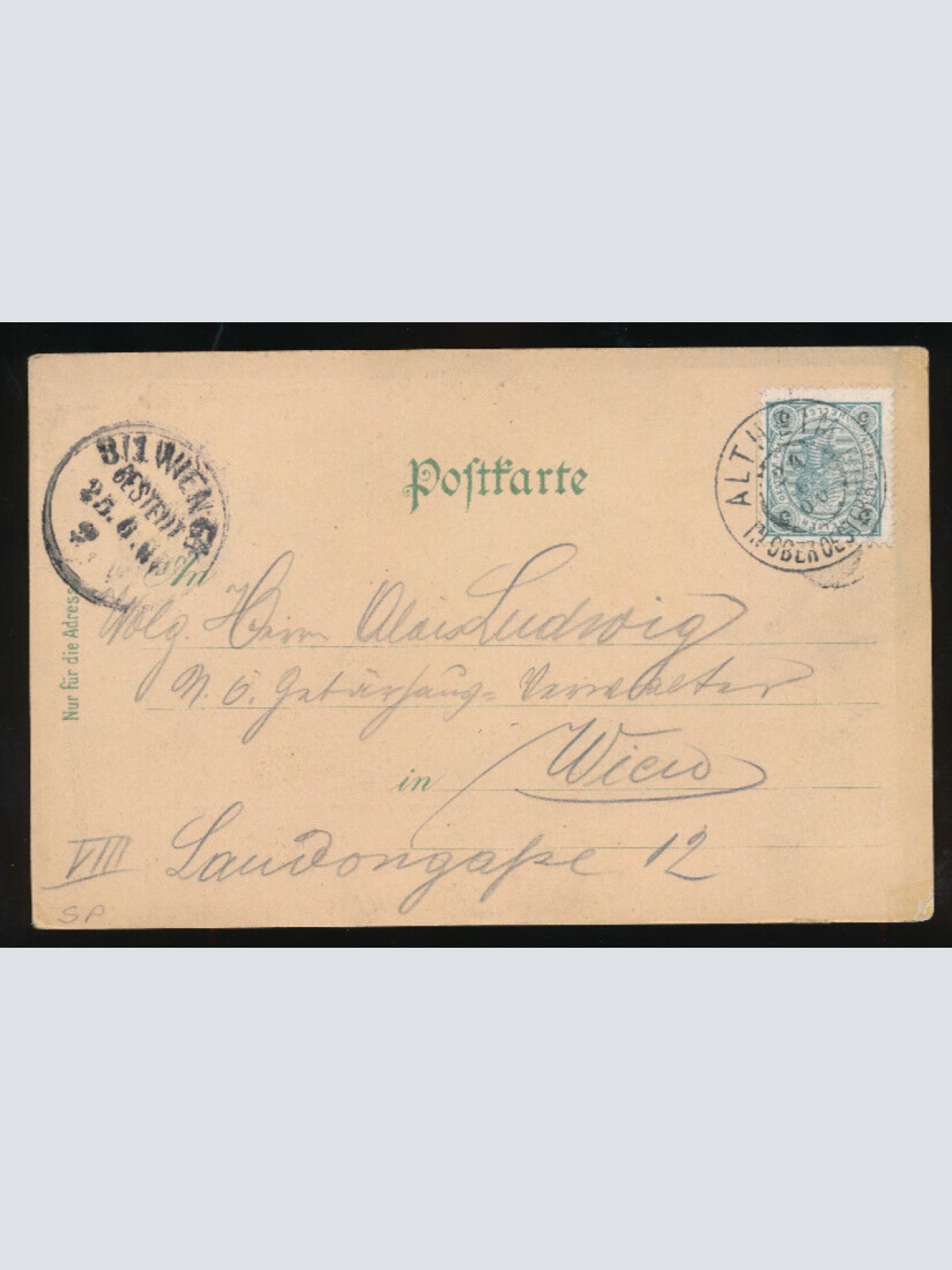 AK gruss aus Altheim Marktplatz Oberösterreich (2030)