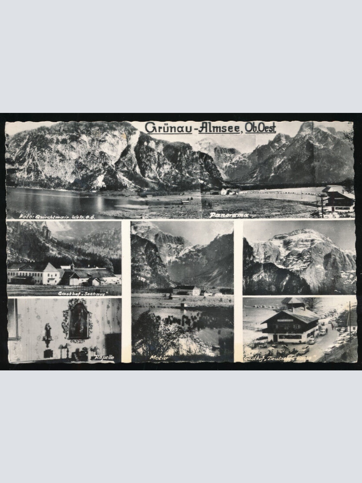AK aus Grünau - Almsee Mehrbildkarte Oberösterreich (2092)